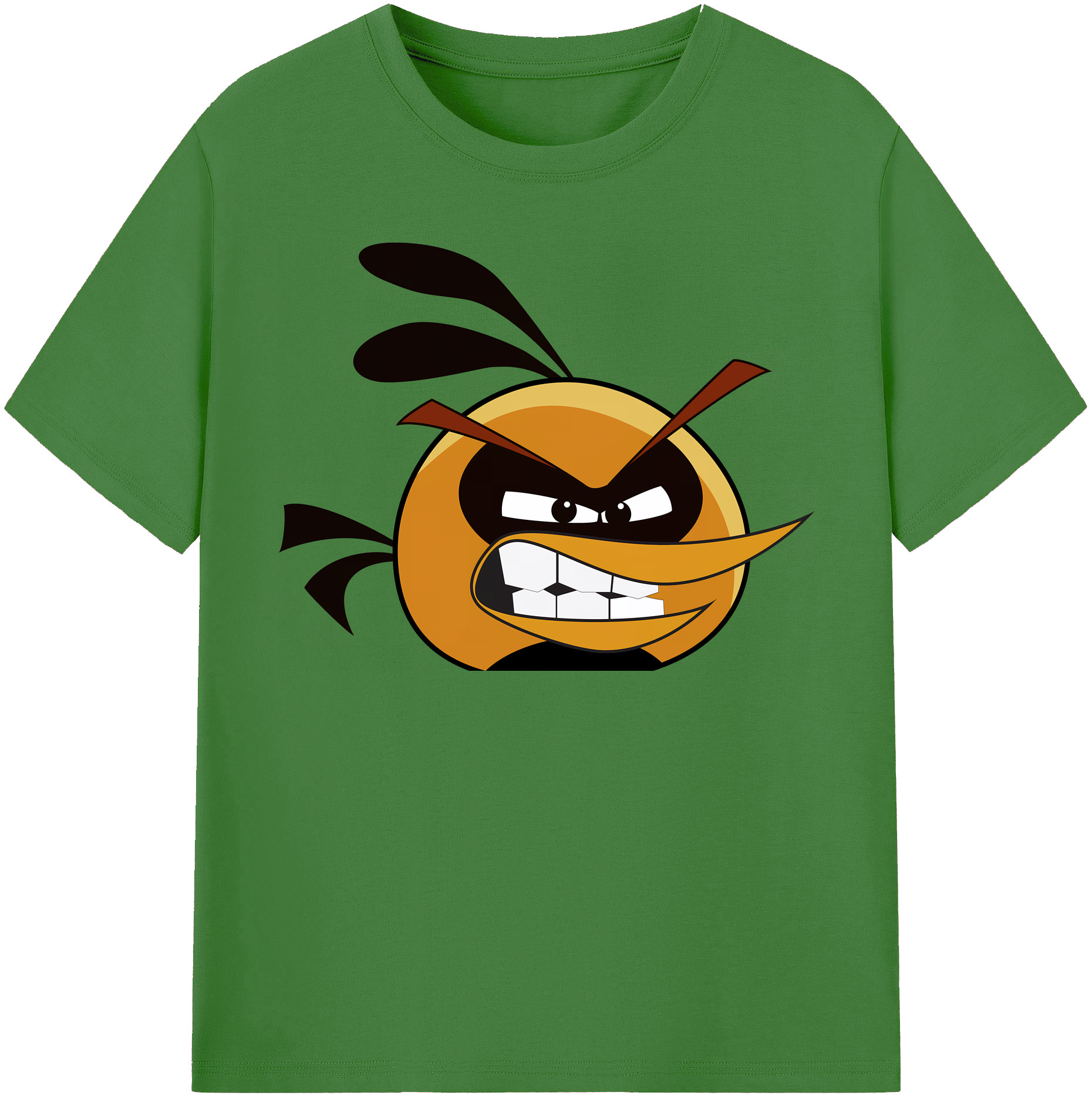 （画像用） Angry Birds アングリーバード レディースカジュアルプリントTシャツ（綿100％）